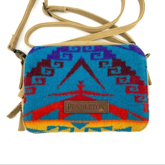 Pendleton Aztec Wool Canvas Crossbody - Picture 5 of 13